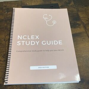 NCLEX Study Guide 2025 Edition Comprehensive Exam Help Nursing